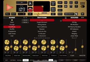 mixer rrock drum machine