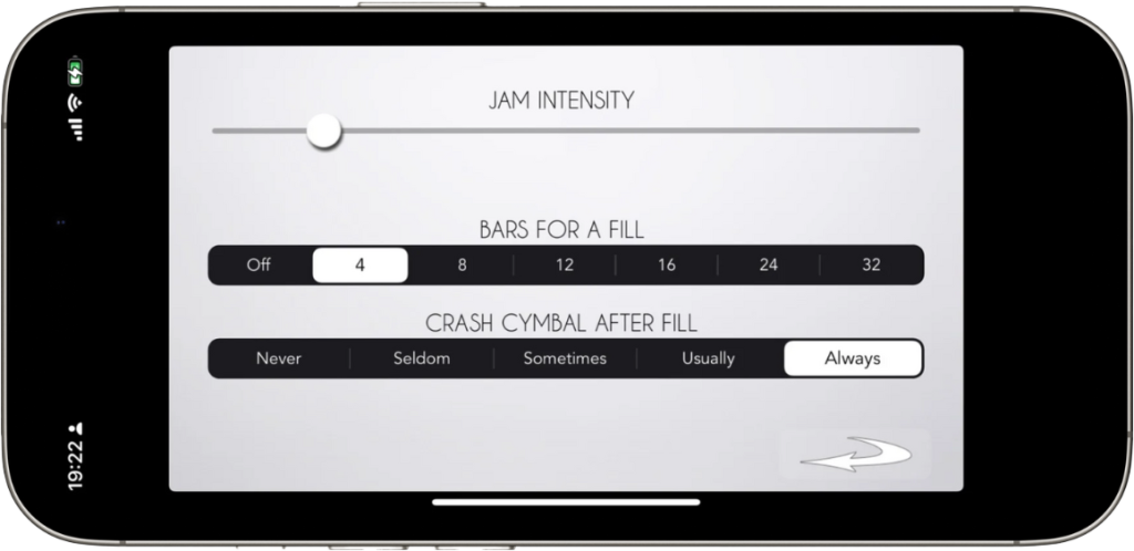 Jam Intensity Soft Drummer app